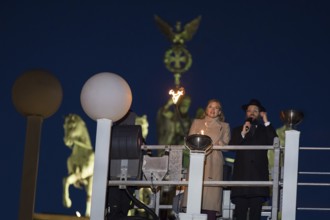 Julia Klöckner (President of the German Bundestag) at the lighting of lights to mark 20 years of