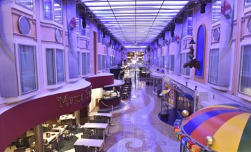 Restaurants on the Color Line ferry, on the way to Norway