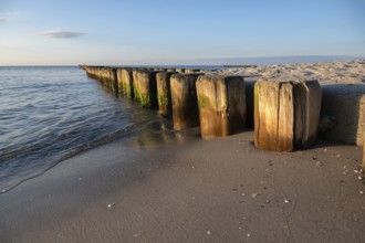Grooves in the Baltic Sea, beach in Ahrenshoop, Darß, Mecklenburg-Western Pomerania, Germany