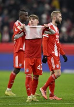 Lennart Karl Bayern Munich FCB (42) Nicolas Jackson FC Bayern Munich FCB (11) Konrad Laimer FC