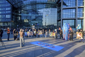 Demonstration of Extinction Rebellion to mark the 10th anniversary of the Paris Agreement and to