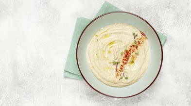 Babaganoush, eggplant appetizer, traditional Lebanese cuisine, homemade, no people