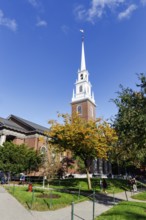 Harvard University Memorial Church, Steeple, Indian Summer, Memorial Church of Harvard University,