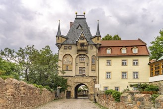 Burgtor zur Albrechtsburg in Meissen, Saxony, Germany