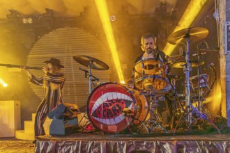 The band Cari Cari live at the Orange Blossom Special Festival, Beverungen, Germany