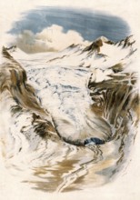 The Rhone Glacier is a valley glacier in the headwaters of the Rhone in the extreme northeast of