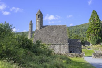 St. Kevin's Church, Wicklow Mountains National Park, Glendalough, Brockagh, County Wicklow, Ireland