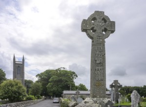 9th century high cross, Drumcliff, County Sligo, Ireland