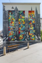 Malaga loves Basel, street art at Kohlenberg, Basel