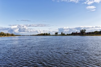 River landscape near Hitzacker, Lüchow-Dannenberg, Wendland, Elbe, Elbe floodplain, Germany