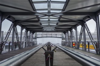 A jetty at the piers, St. Pauli, Hamburg, Germany
