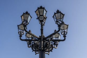Candelabra at Gendarmenmarkt, detailed photo, Berlin, Germany