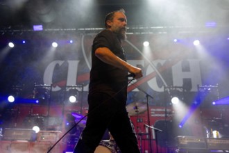 Neil Fallon, singer of Clutch, live on UK & European Tour 2025 at Huxley's New World in Berlin on