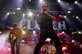 Tim Sult, guitarist and Neil Fallon, singer of Clutch, live on UK & European Tour 2025 at Huxleys