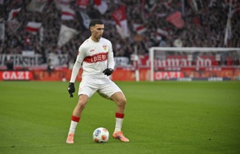 Bilal El Khannouss VfB Stuttgart (11) Action on the ball MHPArena, MHP Arena Stuttgart,