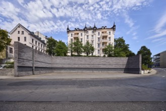 Memorial to the murdered Wiesbaden Jews, memorial, historical event, street made of concrete paving
