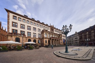 Town Hall, Neo-Renaissance style, architect Georg von Hauberrisser, façade with windows, staircase,