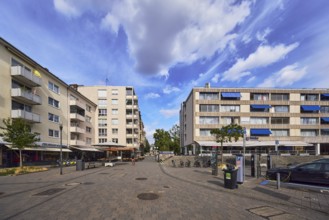 Residential and commercial buildings, houses, general architecture, balcony, windows, awnings,