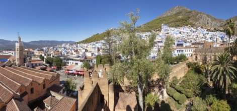 MAR, Chefchaouen, AI, Kasaba, Pano