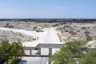 Okaukuejo Camp, tourist complex in Etosha National Park, Namibia