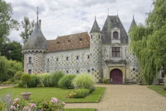 Park and castle of, Saint-Germain-de-Livet, Calvados Department, France