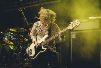 Charlotte Cooper, singer and bass player from The Subways live on For Eternity Tour 2025 at Hole44