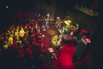 Billy Lunn (singer and guitarist), Camille Phillips (drummer) and Charlotte Cooper (singer and