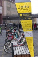 Jelbi Station der Berliner Verkehrsbetriebe, BVG, here BVG customers can combine various mobile