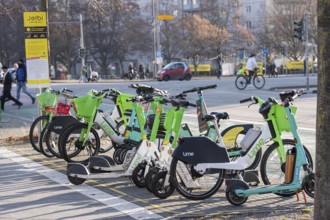 Jelbi Station der Berliner Verkehrsbetriebe, BVG, here BVG customers can combine various mobile