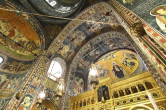 Orthodox Cathedral of Saints Peter and Paul, Decorated ceiling, Constanta, Romania