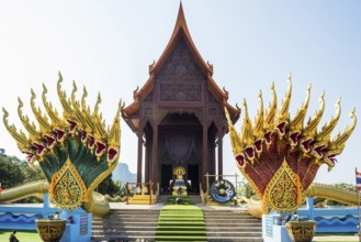 Temple, Wat Ao Noi, Prachuap Khiri Khan, Prachuap Khiri Khan Province, Central Thailand, Thailand