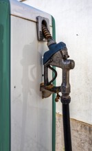 Nostalgic gas pumps, Cidadele de Cascais artists' farm in Forte de Nossa Senhora da Luz de Cascais,