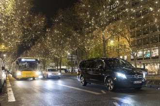 Christmas lights on Kurfürstendamm on 25.11.2025. The magnificent boulevard is illuminated with