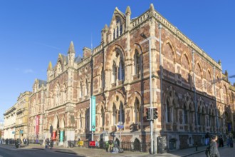 Museum and Art gallery, Royal Albert Memorial Museum building RAAM, Exeter city centre, Devon,