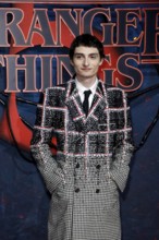 Finn Wolfhard at the Stranger Things fan event in Hangar 7 at Tempelhof Airport in Berlin on 18.11