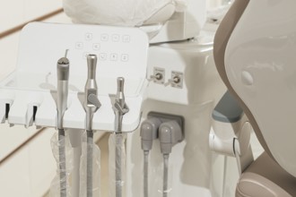 Dental equipment, instrument module, tester, dental tips, control panel, no people