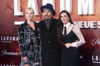 Billy Bob Thornton, Demi Moore, Ali Larter (cast), LANDMAN, red carpet for the European premiere of