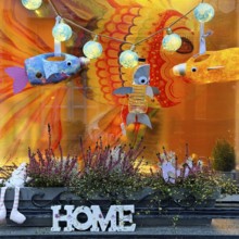 Decorated evening festival for Martin's procession, Old Town, Kempen, Lower Rhine, North