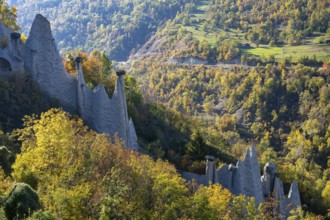 Earth pyramids of Euseigne, Canton of Valais, Switzerland