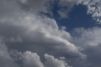 Rain clouds (Nimbostratus), Bavaria, Germany