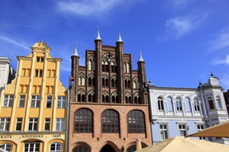Der Alte Markt (Nordseite), Stralsund, Vorpommern-Rügen District, Mecklenburg-Western Pomerania,