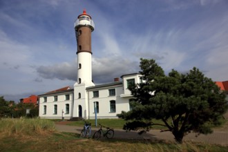 Timmendorf lighthouse on the island of Poel on the Baltic Sea, Northwest Mecklenburg district,