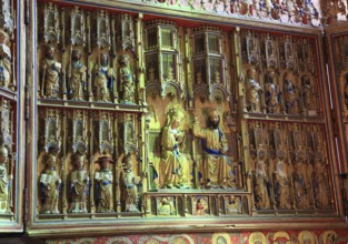 St. Nicholas Church, late Gothic high altar, is probably the largest surviving late Gothic carved