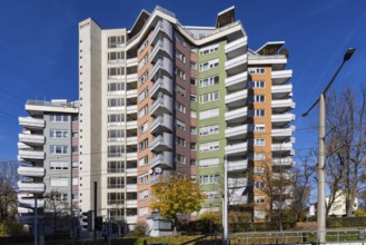 Julia skyscraper designed by architects Hans Scharoun and Wilhelm Frank. The building is part of
