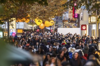 Stuttgart glows in 2025. Long shopping night in the city center. Light installations and other