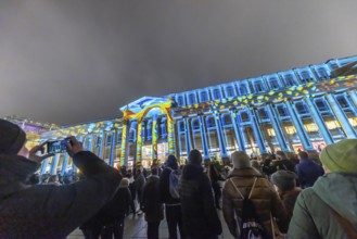 Stuttgart glows in 2025. Long shopping night in Stuttgart city center. A special attraction is the