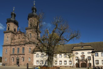 Baroque monastery church, St. Peter, Southern Black Forest, Black Forest, Baden-Württemberg,
