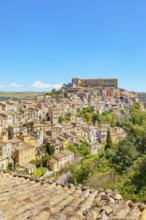 Elevated view of Ragusa Ibla, Ragusa Ibla, Ragusa province, Sicily, Italy