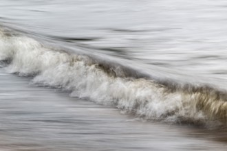 Small wave, smudge effect, soft water, lake, Sweden