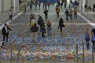 Presentation of the flood of images worldwide in a hall at Photokina 2012, Messeplatz 1, Cologne,